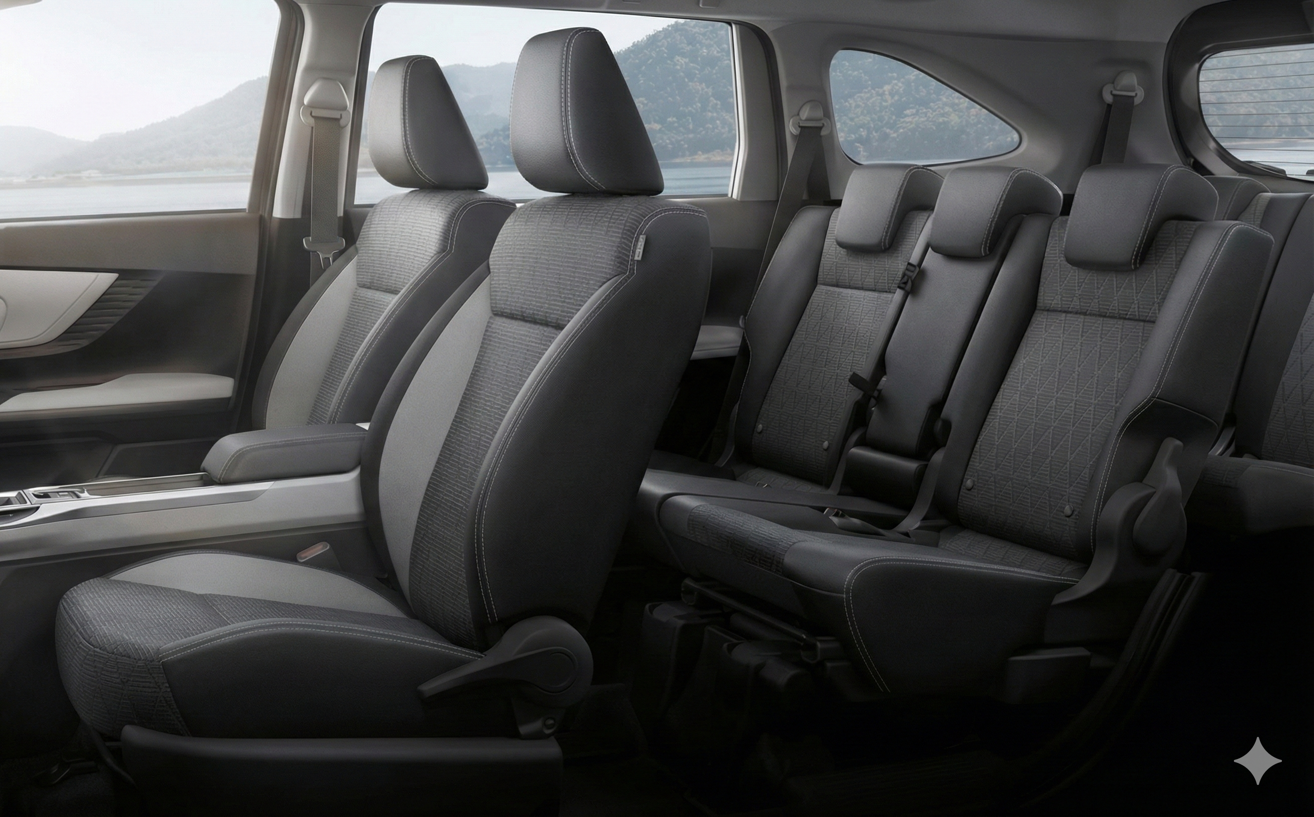 Nội thất Toyota Veloz - Hàng ghế rộng rãi
